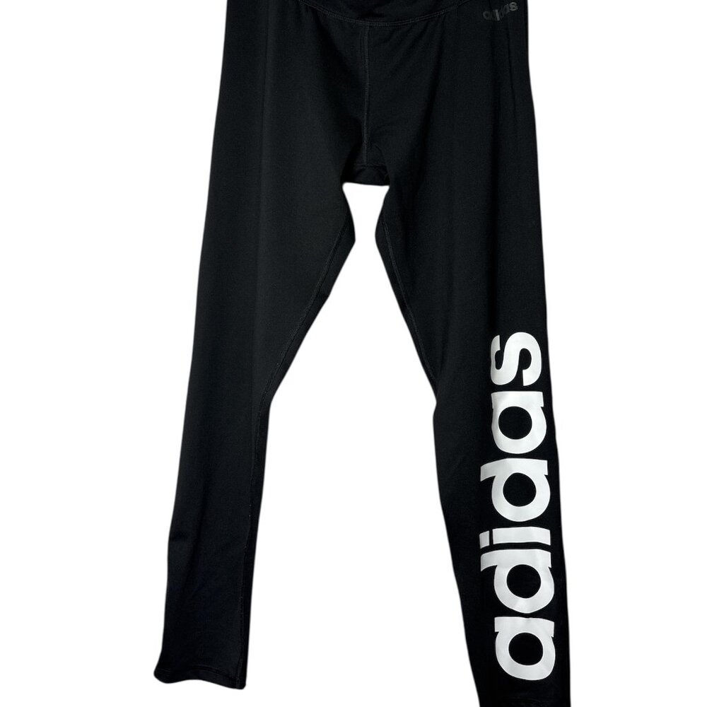Women's Adidas Climalite black workout pants, size L